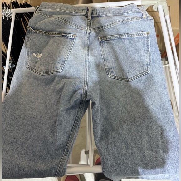 Agolde 90's Mid Rise Loose Fit In Captured A069c-1141 Size 27 - Picture 4 of 7